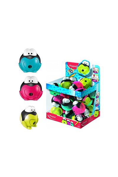 Maped Pencil Sharpener Croc Croc Signal Single Hole Student Pencil Sharpener (PACK OF 24)