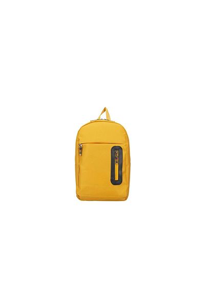 PLM Rucsac pentru notebook Castelo de 15,6 inchi, culoare muștar