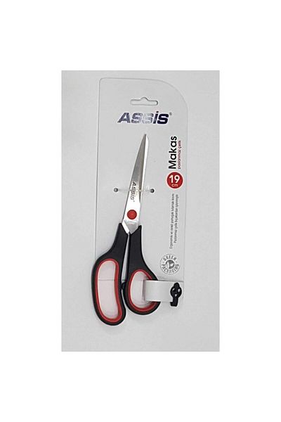 Cassa 19 Cm Inoxy Office Scissors - Red Black (Pack of 12)