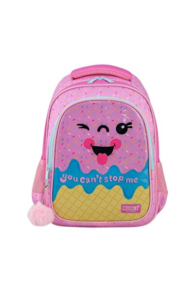 MUGGLE Σχολική τσάντα Pink Ice Cream Pink Girl Παιδική τσάντα πλάτης δημοτικο...