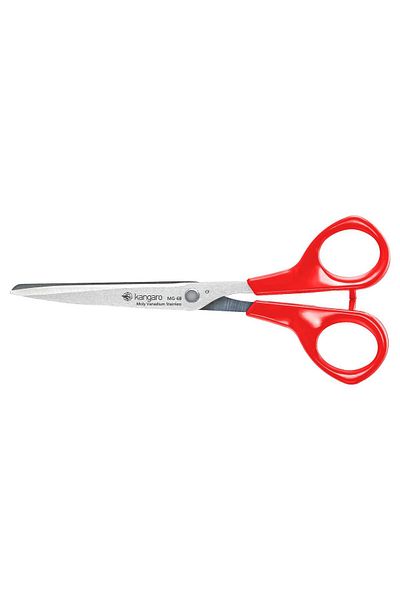 Kangaro 169 Mm Red Scissors - Scissors Magus