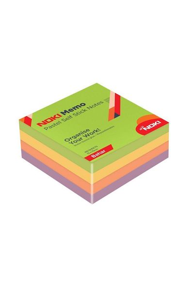 Noki Memo 75x75 Adhesive Pastel Cube Block Note 400 Sheets Spring