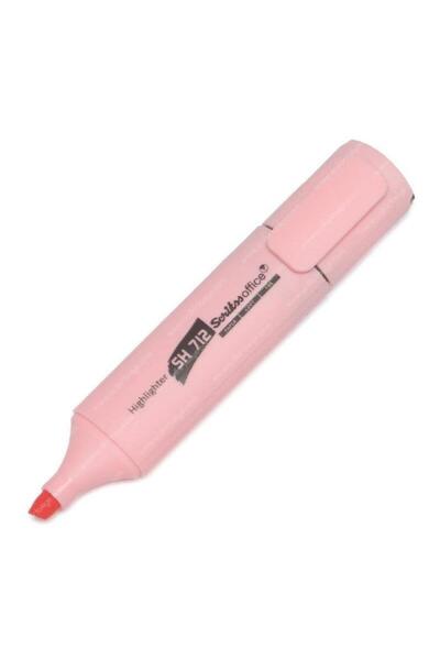 Scrikss Highlighter Pastel Pink Marker Pen (PACK OF 12)