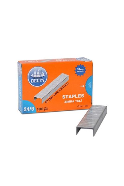 Delta Economic Stapler Wire - 1000 White, 24/6 (1 Pack)