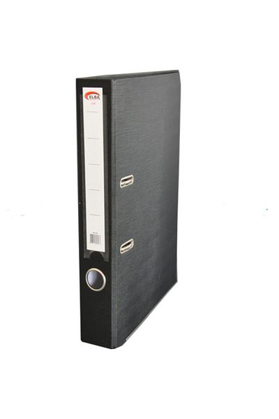ELBA Folder Plastic Luxury Narrow Black Folder (30 PIECES)