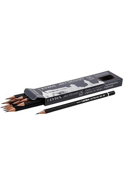 LYRA Rembrandt Art Design 2B Graduated Pencil - Pack of 12
