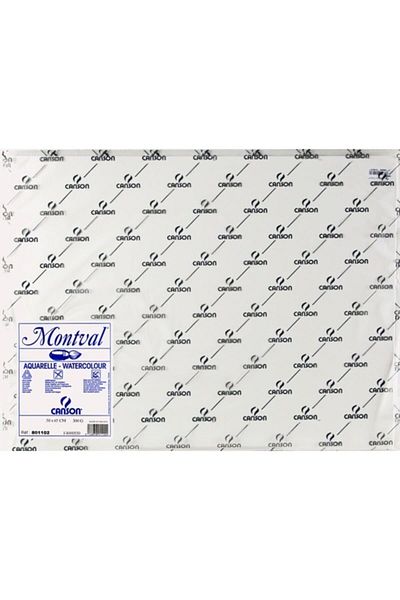 Canson Technical Painting Paper Water Color Montval 300 Gr 50 X 70 Cm (Pack of 25)