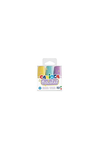 CARIOCA Pastel Color Mini Marking Pen Set of 3