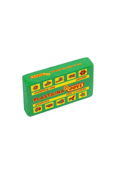 Jovi 50 Grams Dark Green Non-Drying Play Dough Plate - 1 Pcs