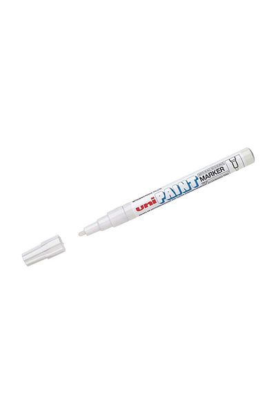 UNİ-BALL Uni-ball White Marker Pen - 2.2-2.8 mm, Pack of 12
