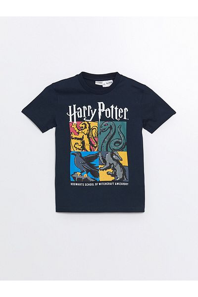 LC Waikiki Harry Potter nyomtatott póló fiúknak - nyakú, rövid ujjú