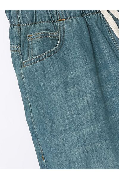 LC Waikiki Boy's Jean Roller - Basic Model with Elastic Waist