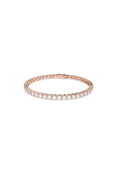 Swarovski 5657660 Swarovski Bilezik Re Matrix:Bracelet S White/Ros Xl