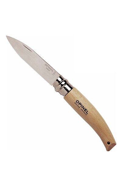 Opinel Inox 8 No Kayın Saplı Paslanmaz Bağ Çakısı