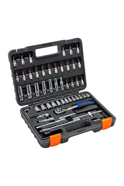 Titi 6202 Model 1/4" Socket and Socket Bit Set - 53 Pieces