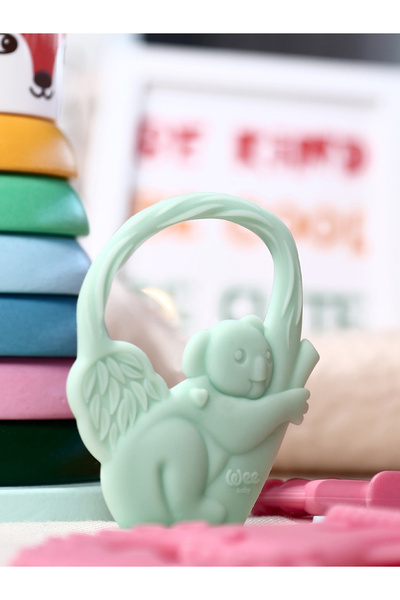 Wee Baby Zoo Diş Kaşıyıcı Yeşil