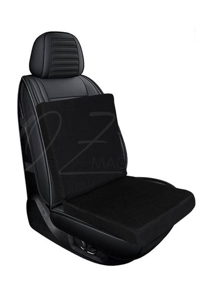 EnkiMed Office Chair Auto Vehicle Seat Lumbar Support Pillow and Cushion Back Cushion and Cushion - Black