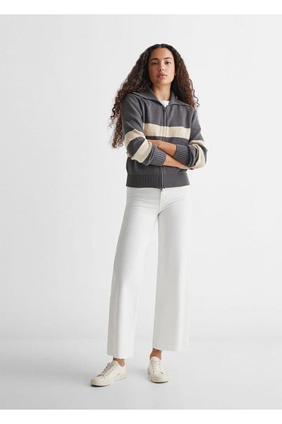Mango Teen Gray Cardigan for Kids