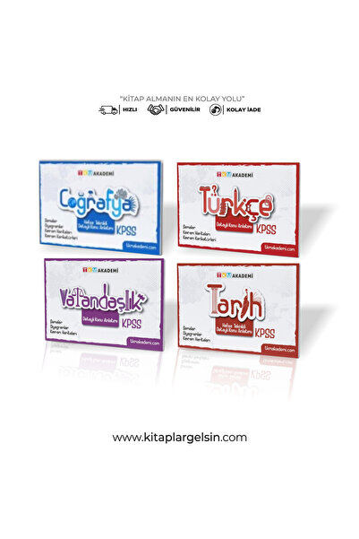 TKM Akademi Hafıza Teknikleri İle Deteklenmiş Gk-gy Mödüler Konu Anlatım Kitapları