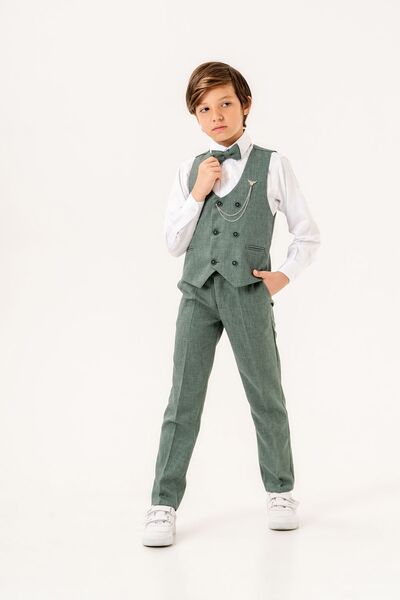 carino's kids Planet Yelekli Erkek Çocuk Takım Elbise