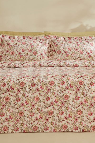 Karaca Home Molly Pink Double 100% Cotton Pique Set