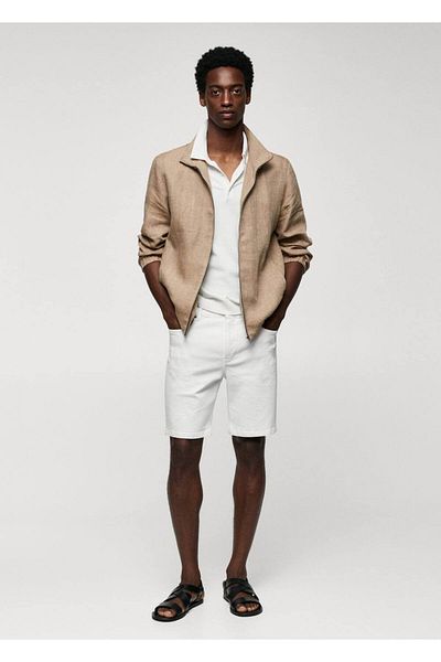 MANGO Man Bermudashorts aus Denim im Regular Fit