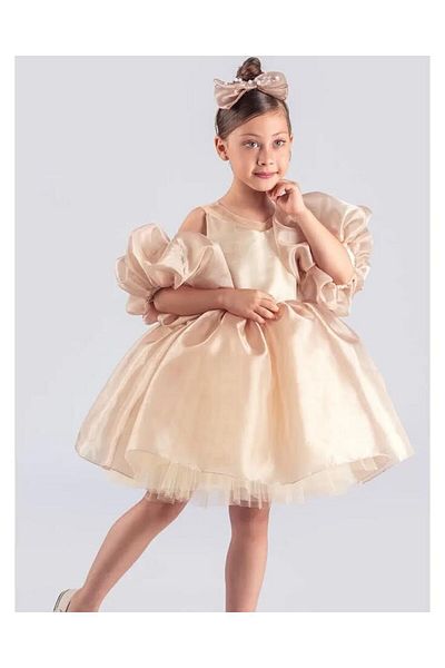 Aymini kids California Fluffy Evening Dress