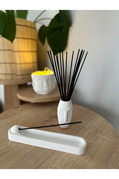Minima Art Studio Dekoratif Tütsülük ve Tütsü Çubukları için Vazo