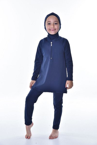 Rs Ramuni Girl's Poppy, Hijab, Dress Closed Swimsuit