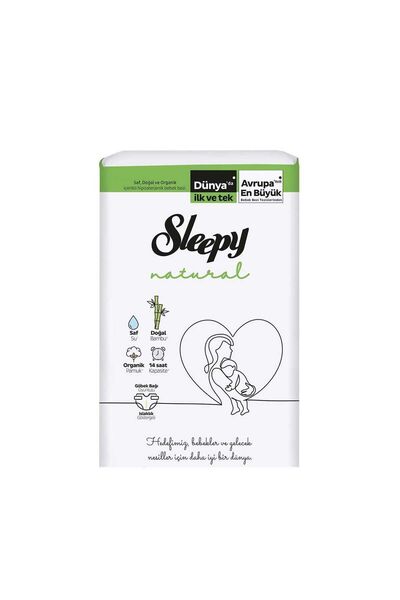 Sleepy Natural Kompakt 2 Numara Mini 24 Adet Bebek Bezi