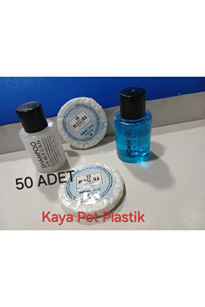 KAYAPETLASTİK 50 Adet Mini Şampuan(SHAMPOO, 50 Duş Jeli .50 Adet El Sabunu ) ...