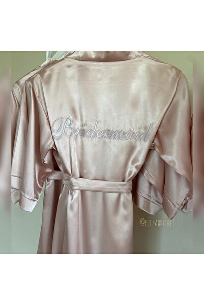 Eliza Bride Bridesmaid Sabahlık Nedime sabahlığı