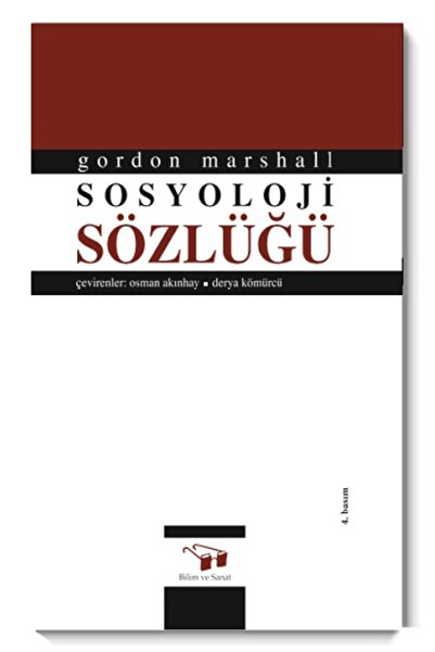 TÜRKİYE İŞ BANKASI KÜLTÜR YAYINLARI Sosyoloji Sözlüğü (CİLTLİ)