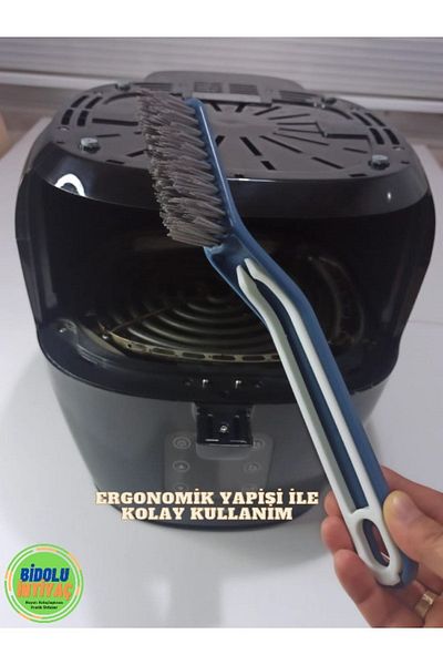 bluvex Airfryer Cleaning Brush Narrow Space Brush Oil Cleaning Brush Oven Brush