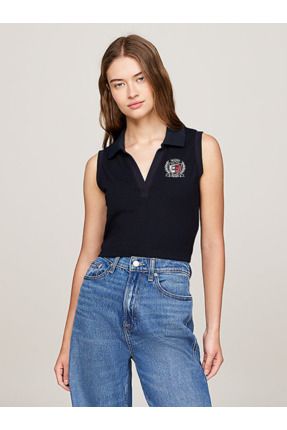 Cropped tommy hilfiger polo discount