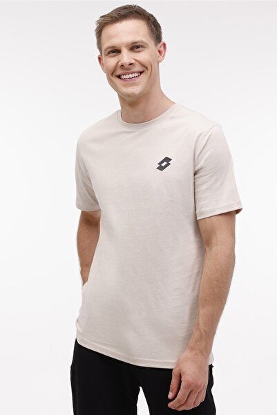 Lotto M-BSC SOKRATES T-SH 4PR Taş Rengi Erkek Kısa Kol T-Shirt
