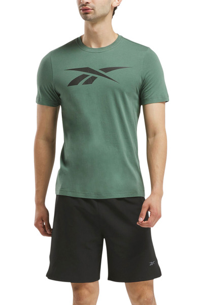 Reebok GS VECTOR TEE ORMAN YESILI Erkek Kısa Kol T-Shirt