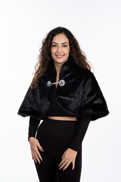 KürkZone Kadın Gelin Abiye Kürk Etol Bolero