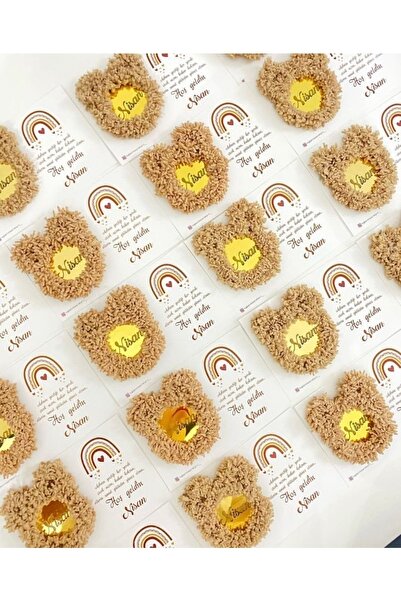 Makromebaby Ayıcık Figürlü Bebek Magnet Mevlüt Hediyelik Kişiye Özel Tasarım