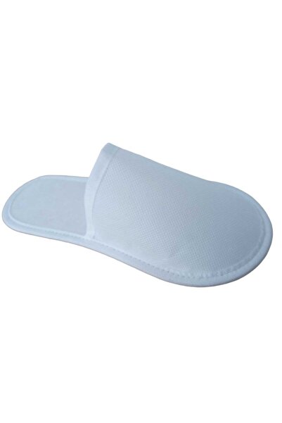 NiNa Terlik Tek Kullanımlık Biyeli Tela Otel Terliği-50 Çift