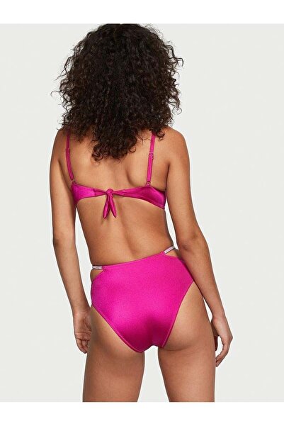 Victoria's Secret Işıltılı Askılı Yüksek Bel Cheeky Bikini Altı