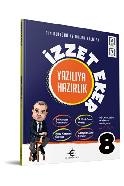 Eker Test Yayınları Ekertest Yayınları 8. Sınıf Izzet Eker Ile Yazılıya Hazırlık 2025