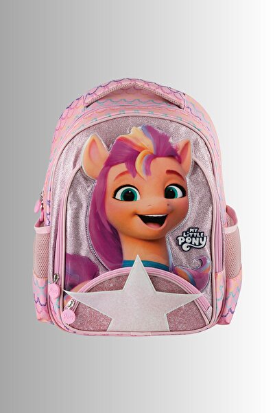MY LITTLE PONY Çocuk Baskılı Lisanslı Çok Gözlü Astarlı Okul Sırt Çantası