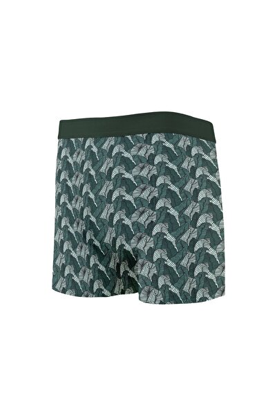 Soho Mood Ανδρικά μπόξερ με πράσινο σχέδιο μεγάλου μεγέθους - Σετ 3 τεμαχίων