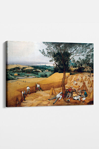 TabloShop Pieter Brueghel - Hasat Zamanı Kanvas Tablosu - Klasik Sanat Dekoru