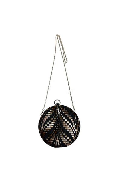 Uretti Sefa 4419 Geantă de rochie de seară din sârmă brodata neagră