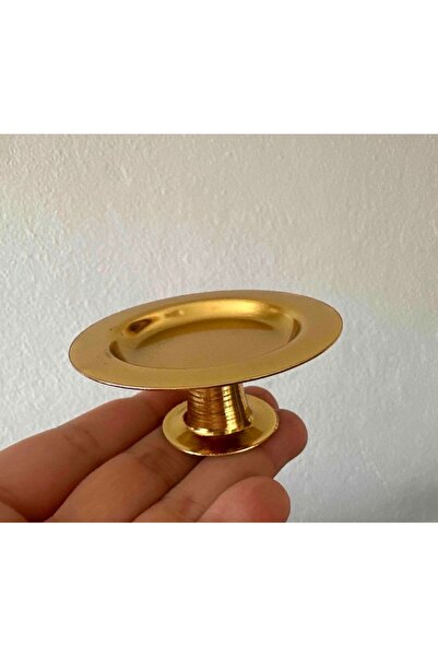 Elzemm store Decorative 6 Pieces - CoFFee Side Turkish Delight Bowl with Gold Macaron