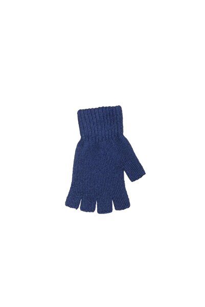 Fonem Unisex Likralı Kesik Yün Eldiven Fo 5560 Lacivert