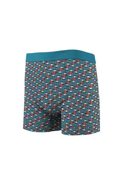 Soho Mood Ανδρικό μπόξερ μεγάλου μεγέθους King Pattern Cotton Lycra