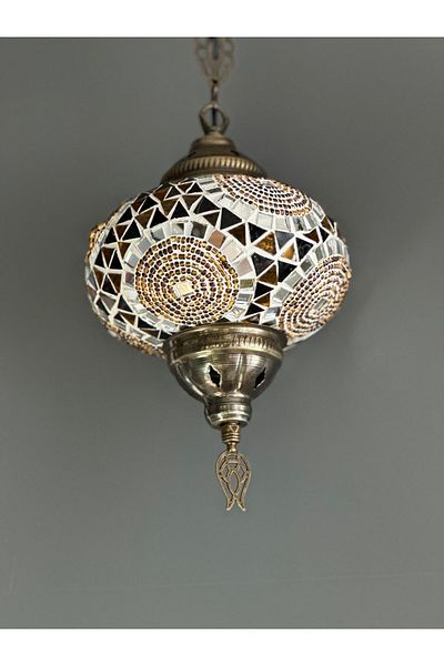CYL Authentic Handmade Mosaic Table Chandelier with Bulb Gift